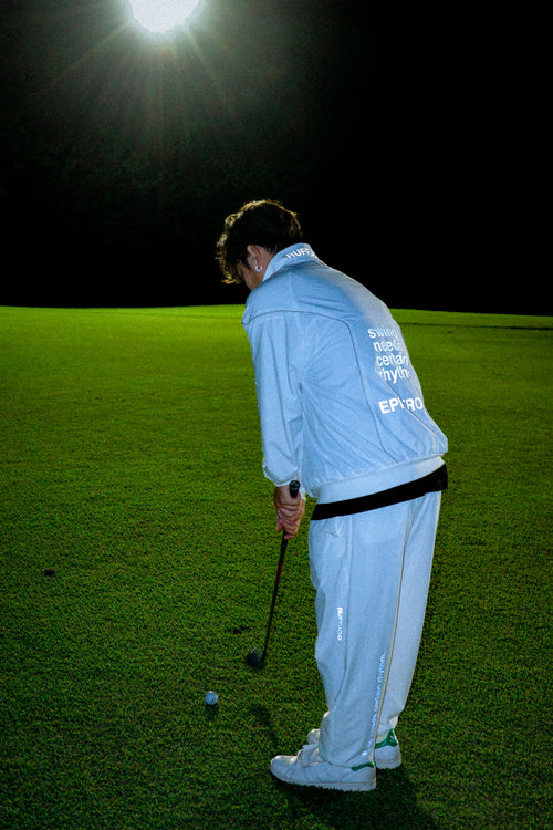 RUFFLOG × EPISTROPH NOIZE REFLECTION PANTS WHITE