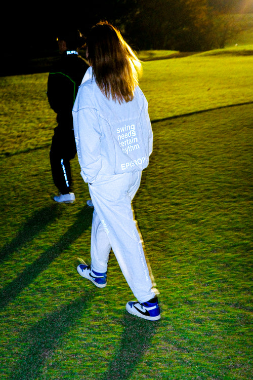 RUFFLOG × EPISTROPH NOIZE REFLECTION PANTS WHITE