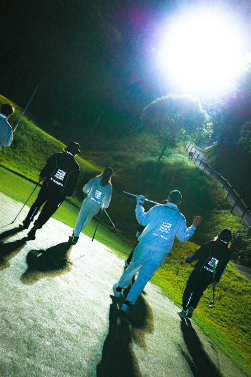 RUFFLOG × EPISTROPH NOIZE REFLECTION PANTS WHITE