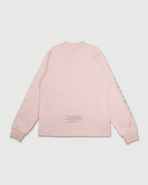 WM DUAL SLEEVE LOGO L/S MOCK NECK