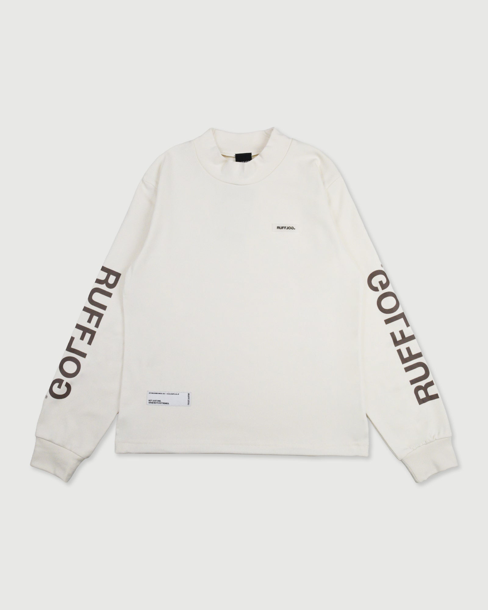 WM DUAL SLEEVE LOGO L/S MOCK NECK – RUFFLOG