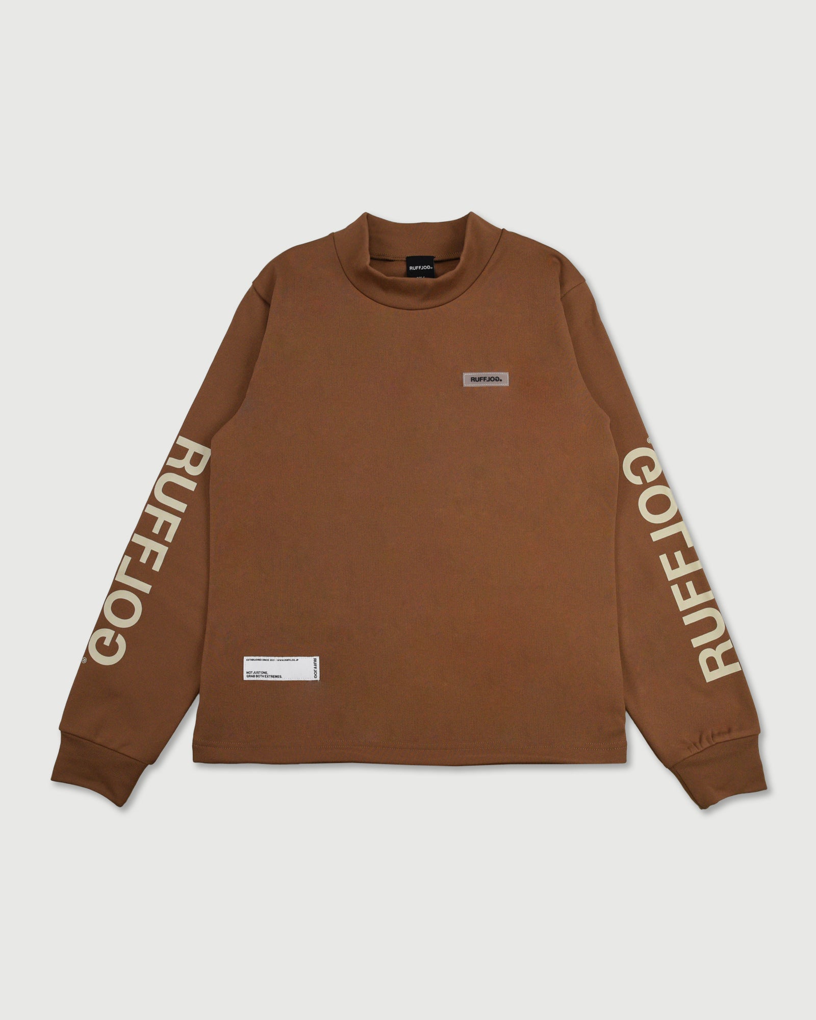 メンズウェア RUFFLOG DUAL SLEEVE LOGO L/S MOCK NECK ラフロッグ DUAL SLEEVE LOGO L/S MOCK NECK