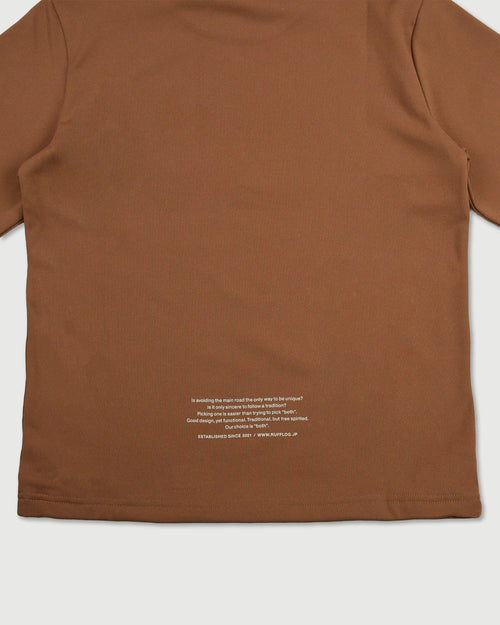 WM DUAL SLEEVE LOGO L/S MOCK NECK