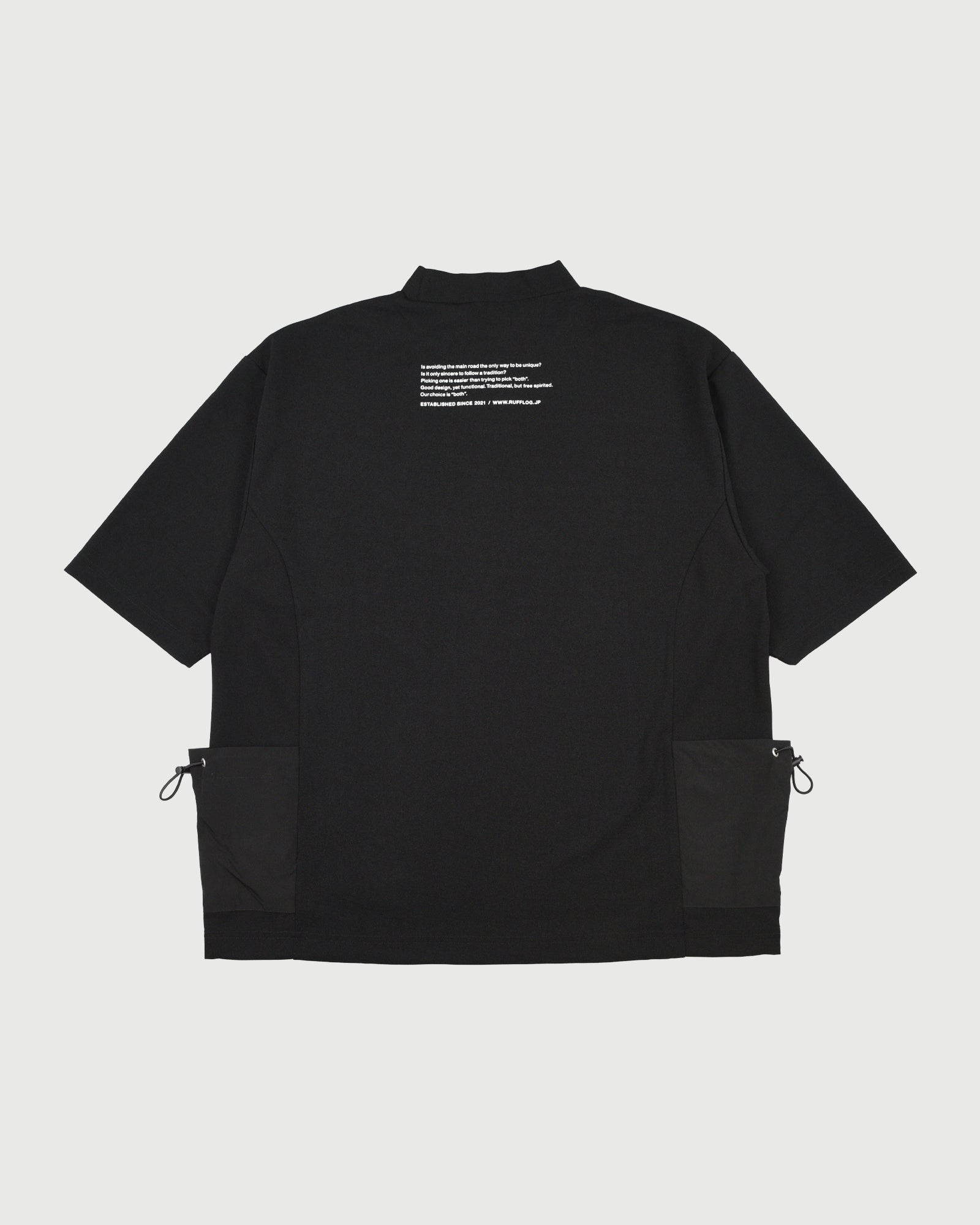 SIDE PANEL MOCKNECK SHIRTS 26SS-4 – RUFFLOG
