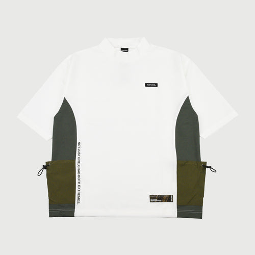 SIDE PANEL MOCKNECK SHIRTS 26SS-4