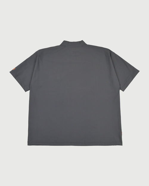 EMBROIDERED POCKET MOCKNECK 26SS-5