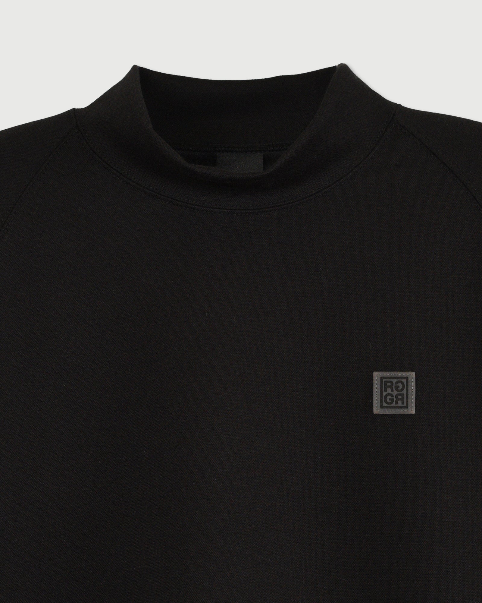 WM RG SQUARE LOGO L/S MOCKNECK – RUFFLOG