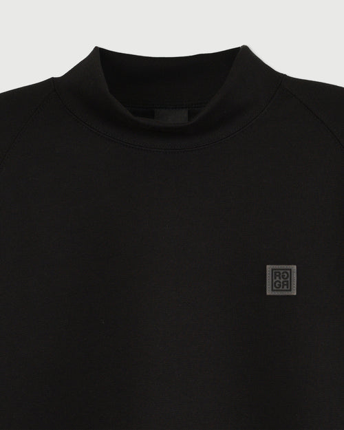 WM RG SQUARE LOGO L/S MOCKNECK