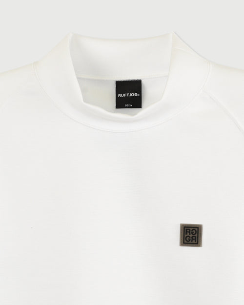 WM RG SQUARE LOGO L/S MOCKNECK