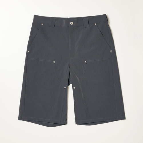 STRETCH TWILL DOUBLE KNEE SHORTS