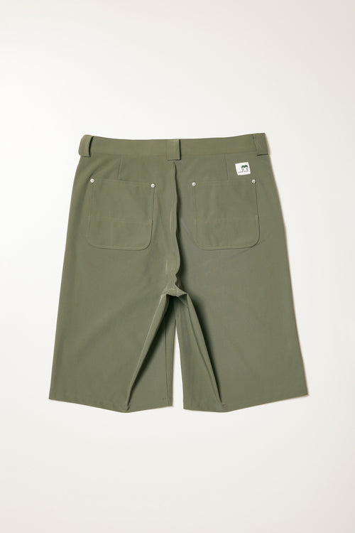 STRETCH TWILL DOUBLE KNEE SHORTS