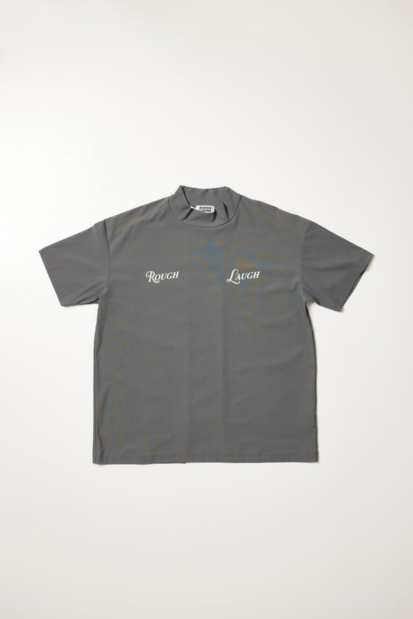 COLOR SCHEME MOCK NECK TEE