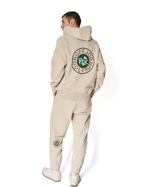 Pacific GOLF CLUB × RUFFLOG Hoodie Sweat Beige