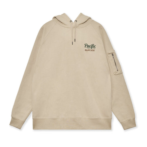 Pacific GOLF CLUB × RUFFLOG Hoodie Sweat Beige