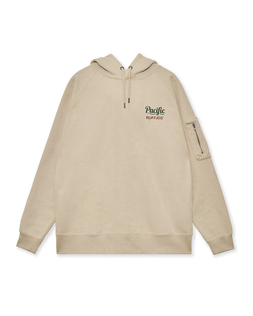 Pacific GOLF CLUB × RUFFLOG Hoodie Sweat Beige