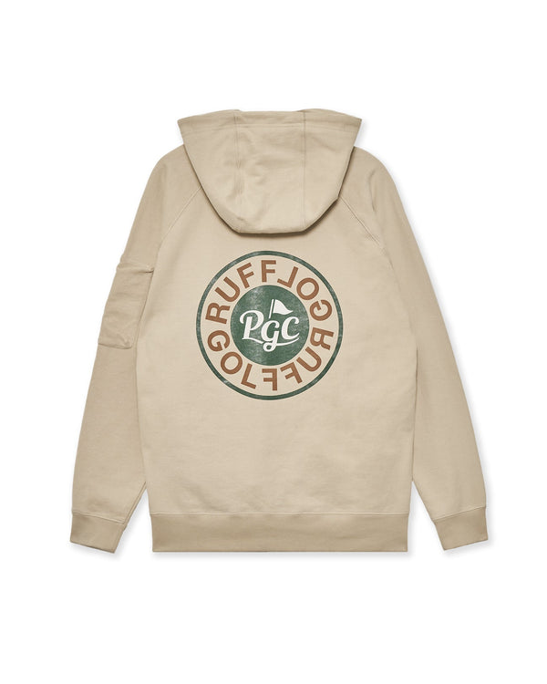 Pacific GOLF CLUB × RUFFLOG Hoodie Sweat Beige