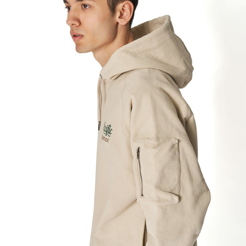 Pacific GOLF CLUB × RUFFLOG Hoodie Sweat Beige