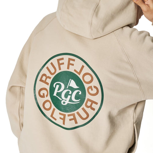 Pacific GOLF CLUB × RUFFLOG Hoodie Sweat Beige