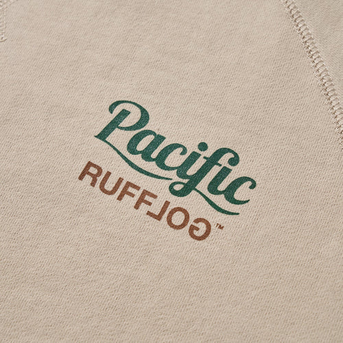 Pacific GOLF CLUB × RUFFLOG Hoodie Sweat Beige