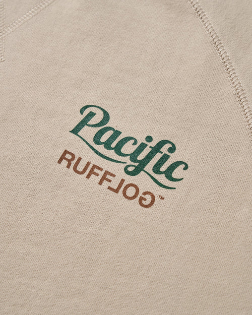 Pacific GOLF CLUB × RUFFLOG Hoodie Sweat Beige