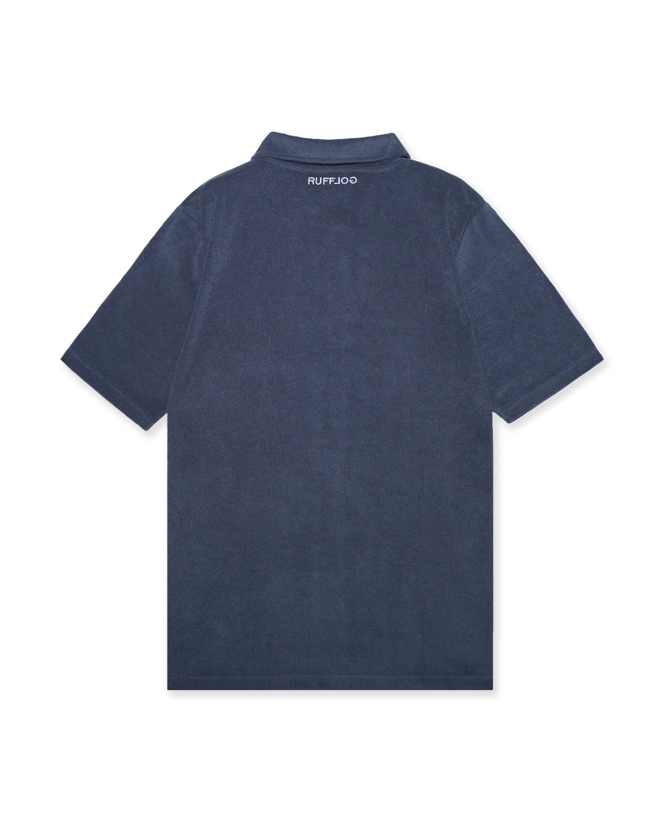 RUFFLOG パイルポロシャツ Pile Mesh #GOLF Polo Shirt Blue – RUFFLOG