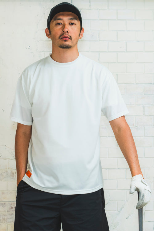 IR SQUARE LOGO S/S TEE WHITE