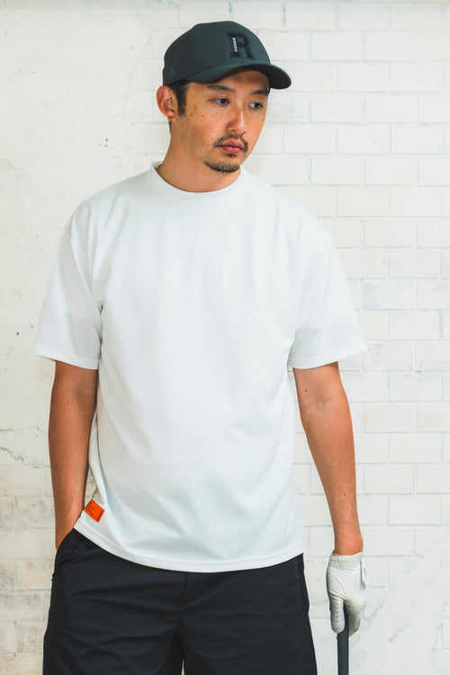 IR SQUARE LOGO S/S TEE WHITE