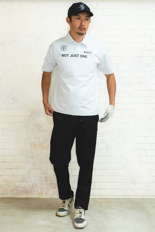 IR RUFF S/S POLO WHITE