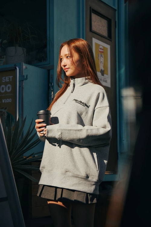 HEAVY WEIGHT NJO HALF ZIP SWEAT