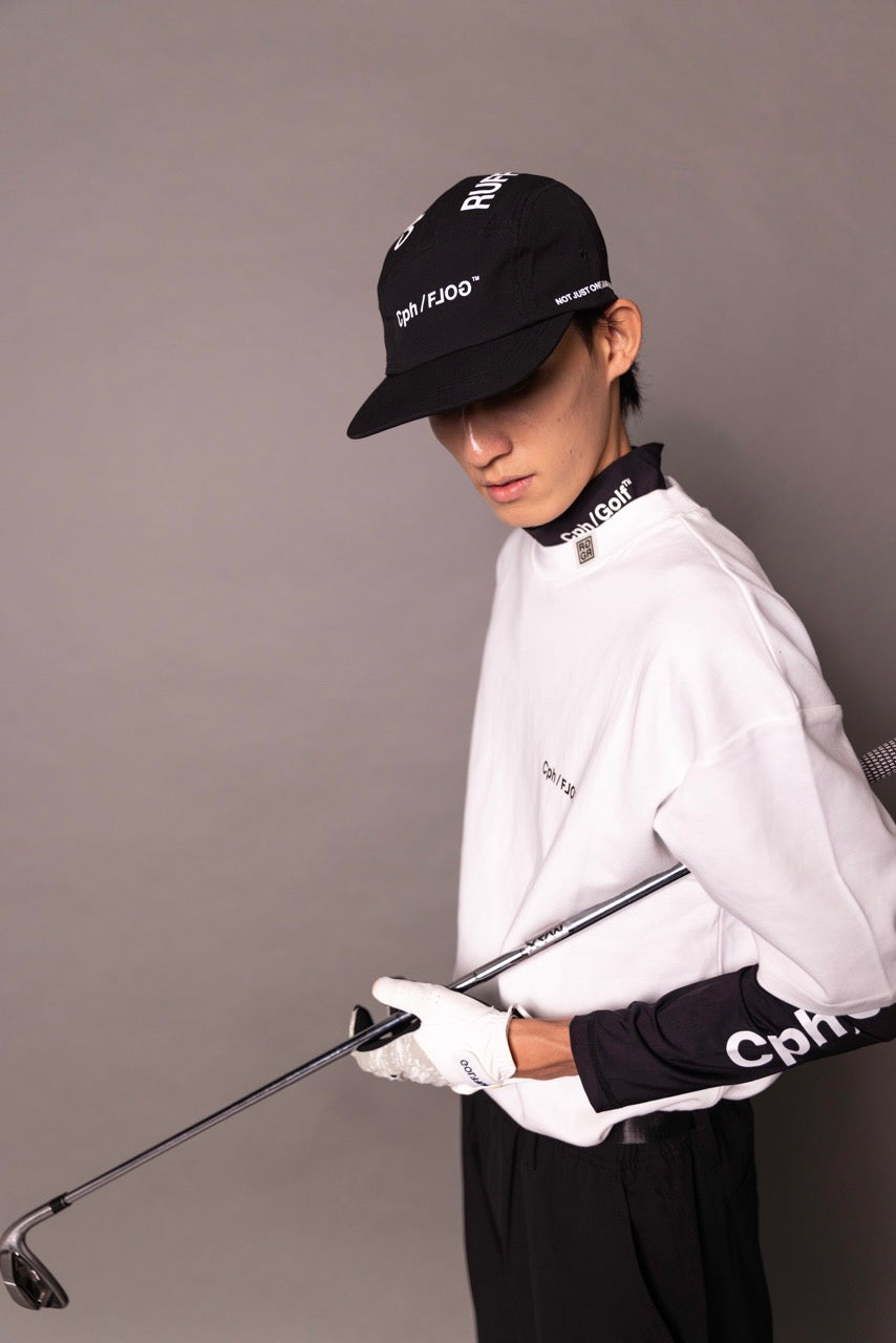 Cph/Golf×RUFFLOG SS MOCK NECK TEE