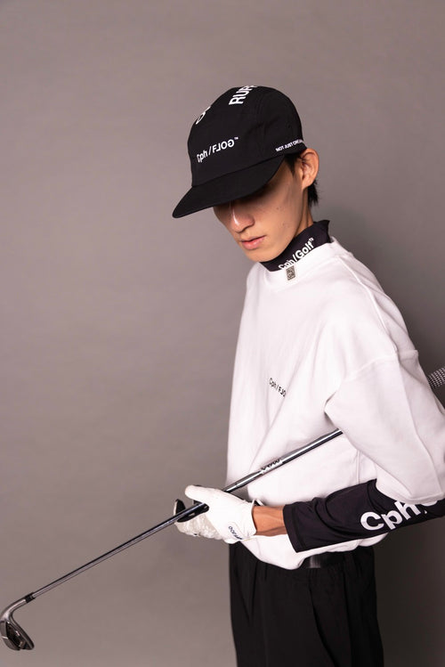 Cph/Golf×RUFFLOG SS MOCK NECK TEE
