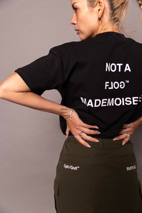 [WOMEN] Cph/Golf×RUFFLOG SS MOCK NECK TEE