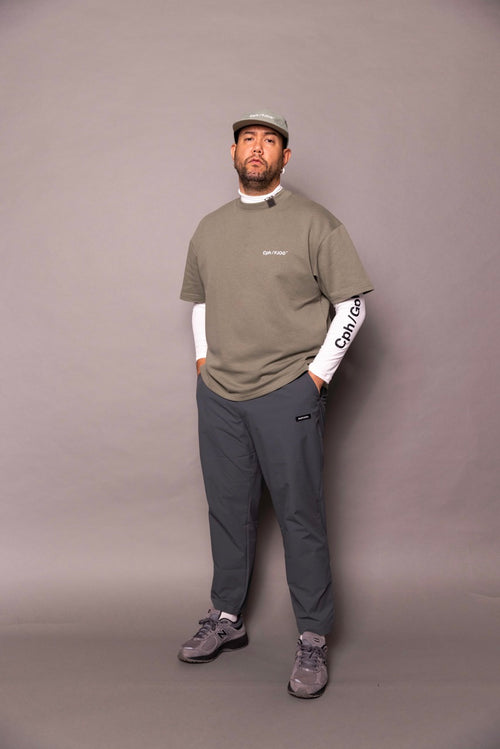 Cph/Golf×RUFFLOG SS MOCK NECK TEE