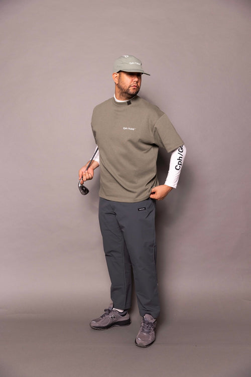 Cph/Golf×RUFFLOG SS MOCK NECK TEE