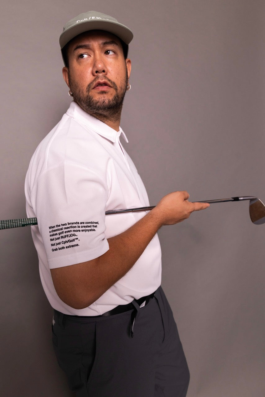 Cph/Golf×RUFFLOG VERTICAL LOGO SS POLO
