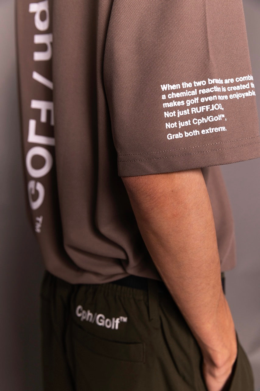 Cph/Golf×RUFFLOG VERTICAL LOGO SS POLO