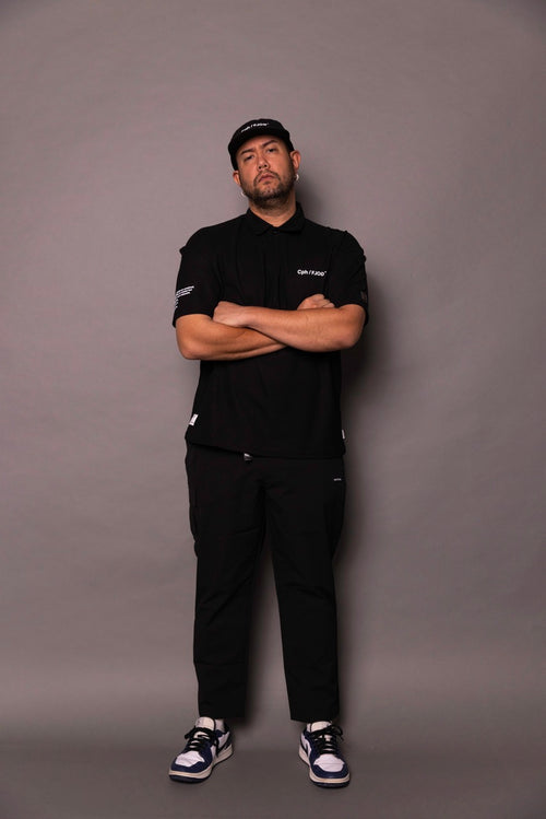 Cph/Golf×RUFFLOG VERTICAL LOGO SS POLO