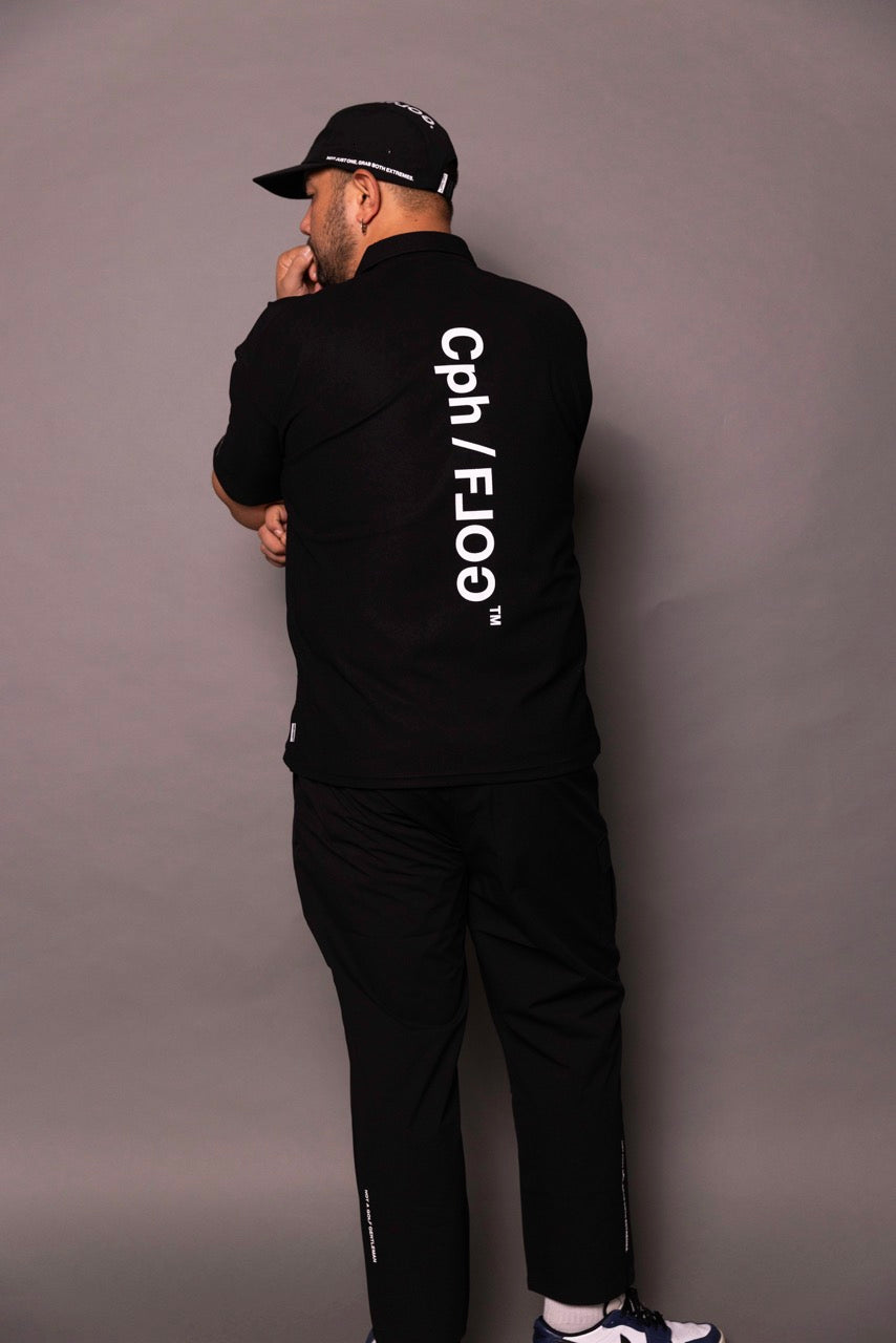 Cph/Golf×RUFFLOG VERTICAL LOGO SS POLO
