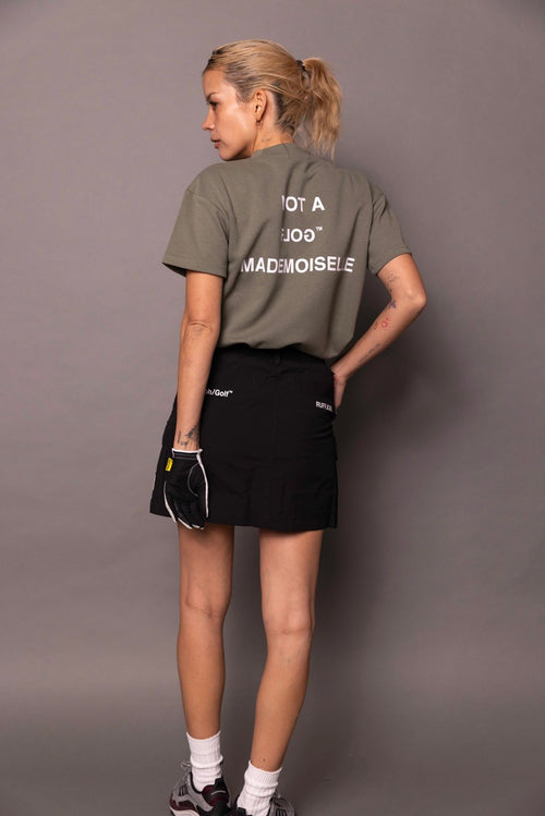 [WOMEN] Cph/Golf×RUFFLOG SS MOCK NECK TEE