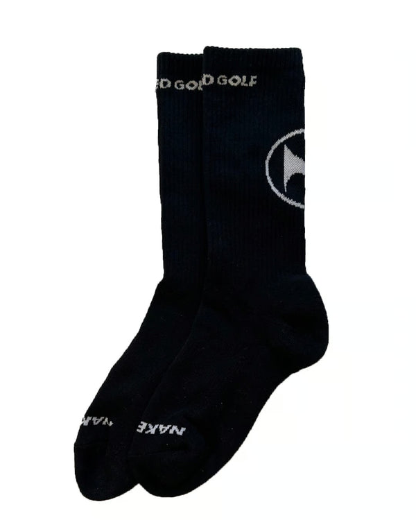 "N'' LOGO socks BLACK