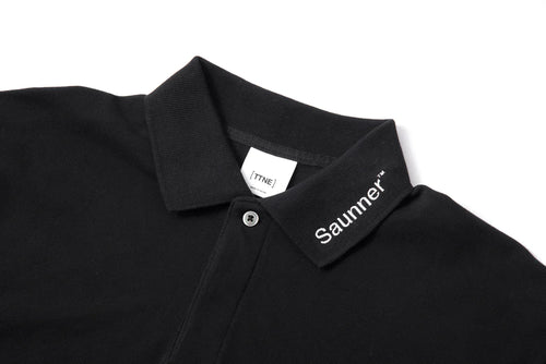 Saunner™️ Logo Polo Shirt Black