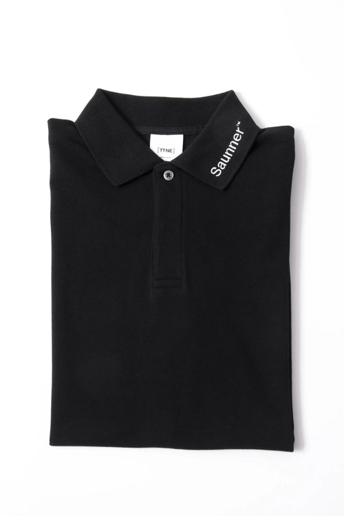 Saunner™️ Logo Polo Shirt Black