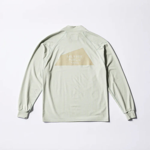 Honu Mockneck L/S (Brand Stamp) SAGE