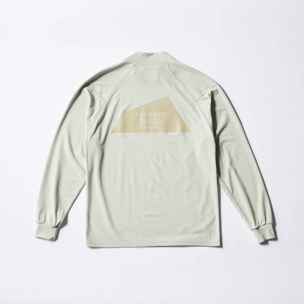 Honu Mockneck L/S (Brand Stamp) SAGE