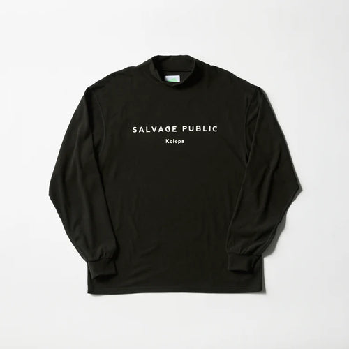 Honu Mockneck L/S (Brand Stamp) BLACK