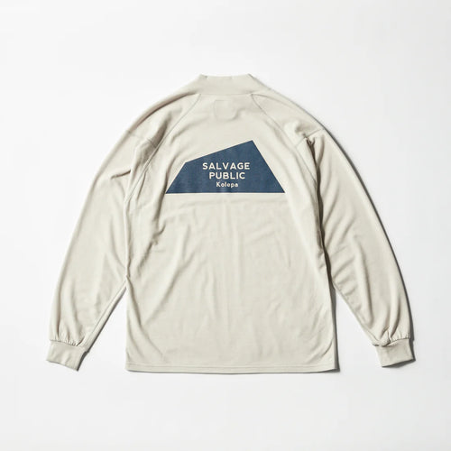 Honu Mockneck L/S (Brand Stamp) SILVER