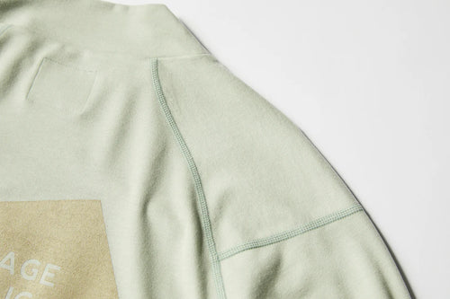 Honu Mockneck L/S (Brand Stamp) SAGE