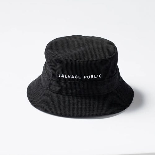 Uka Corduroy Bucket Hat BLACK