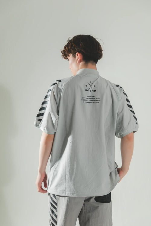 STRETCH NYLON SHORT SLEEVE