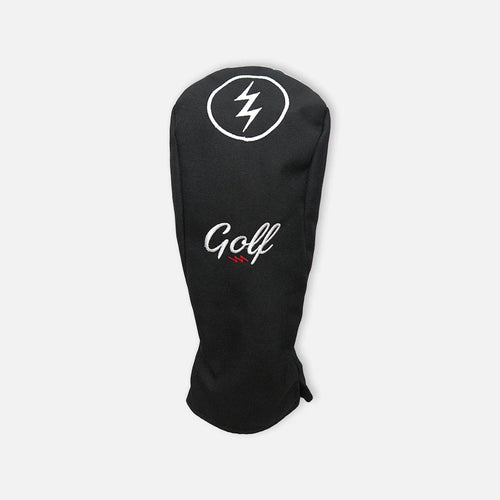 GOLF UTILITY CLUB HEAD COVER - BLACK